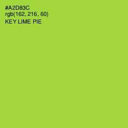 #A2D83C - Key Lime Pie Color Image